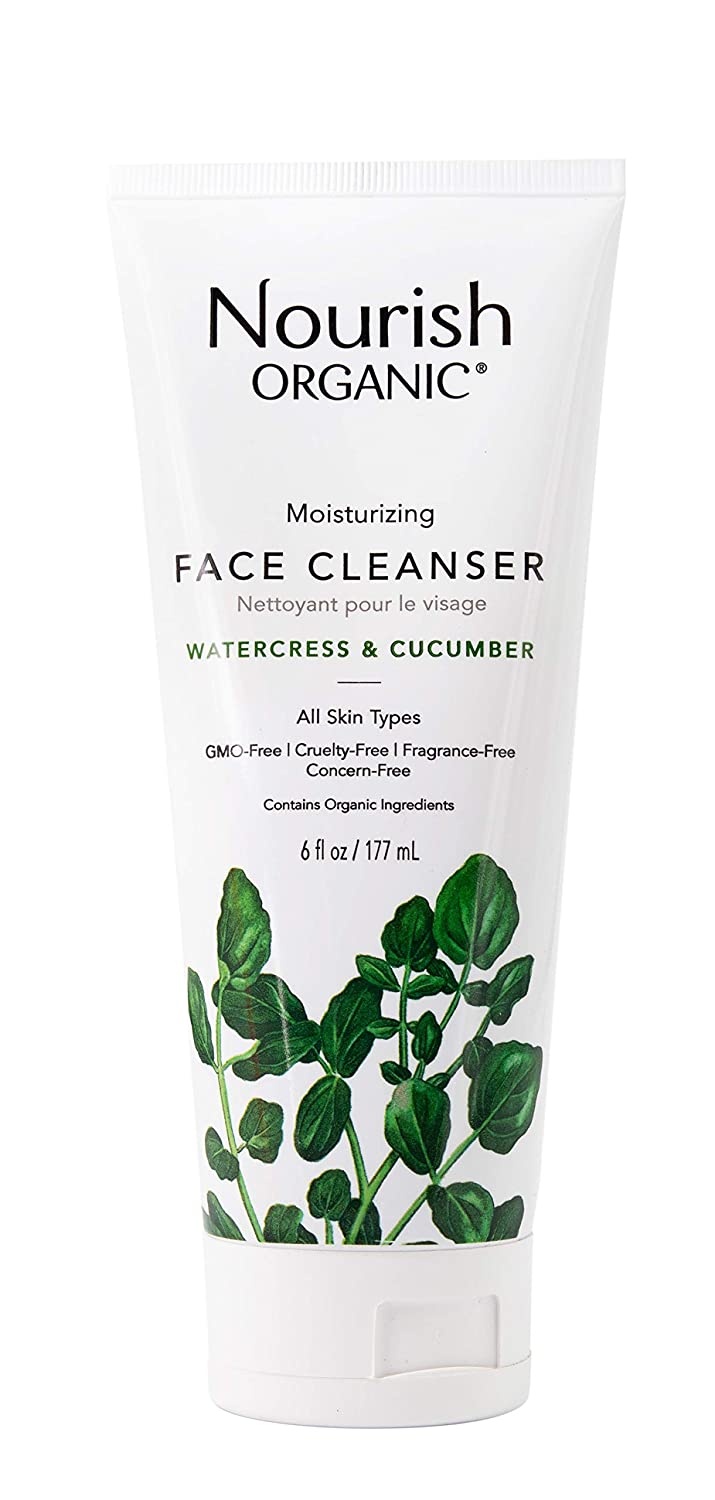 Nourish Organic Moisturizing Face Cleanser Watercress & Cucumber