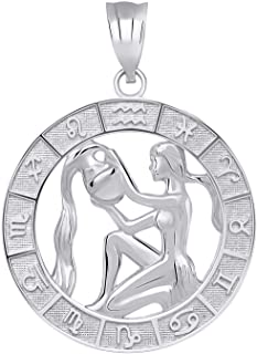 Sterling Silver Zodiac Pendant