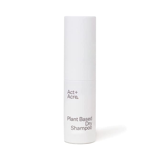 Act+Acre Plant-Based Dry Shampoo - Natural and Unscented Powder Spray Shampoo 