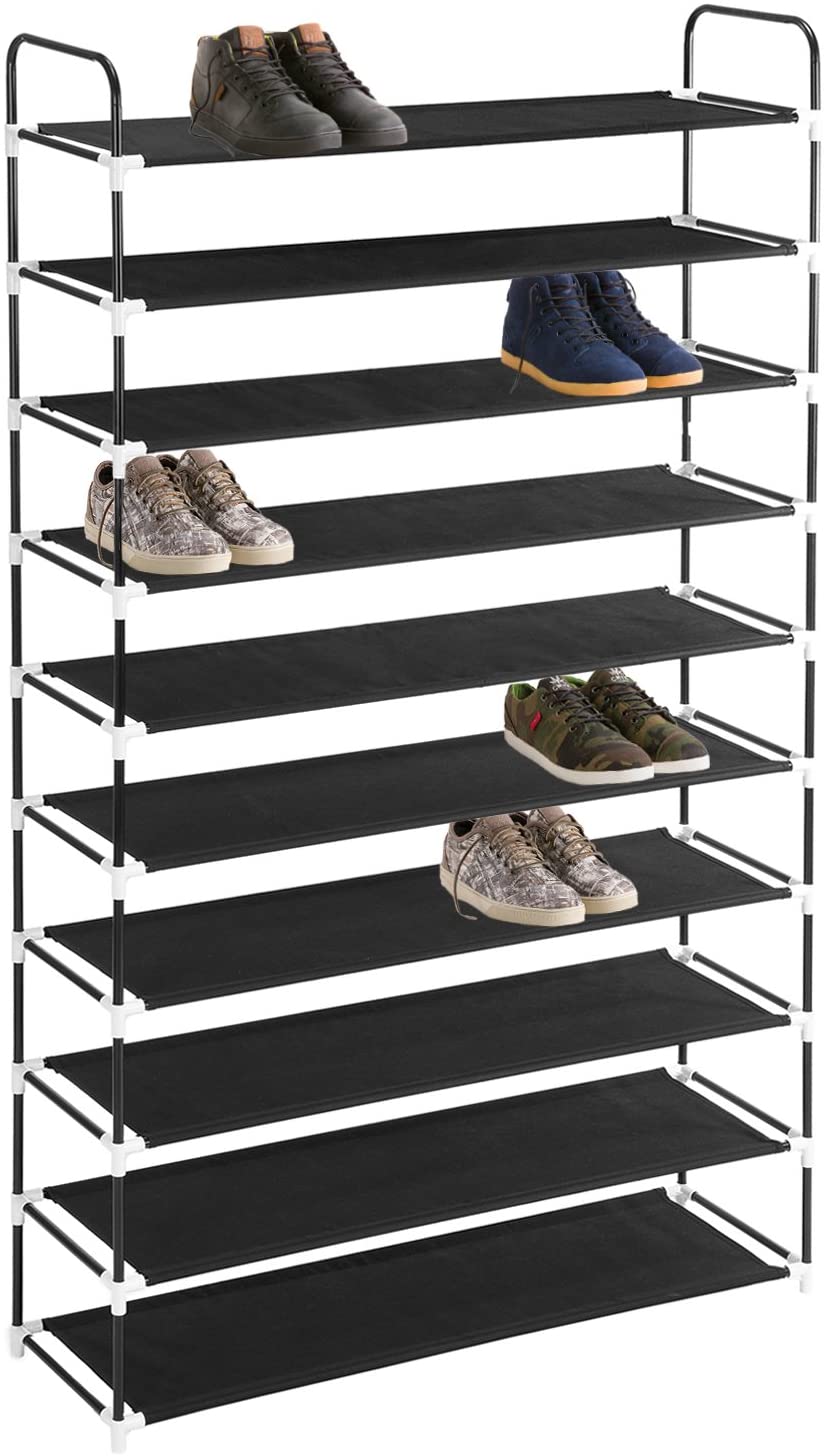 10 Tiers Free Standing Shoe Rack