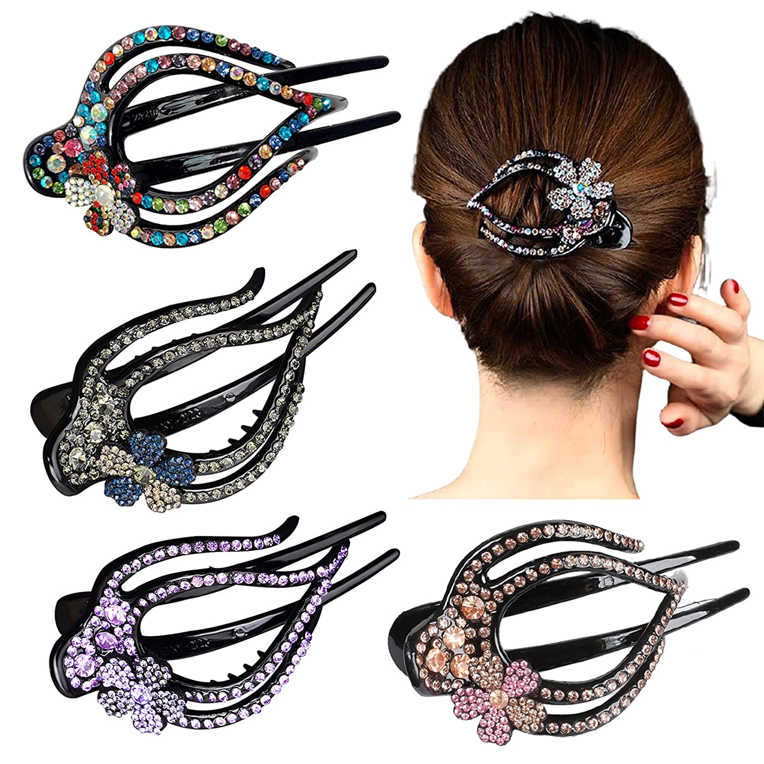 Heart Style Ponytail Hair Clip