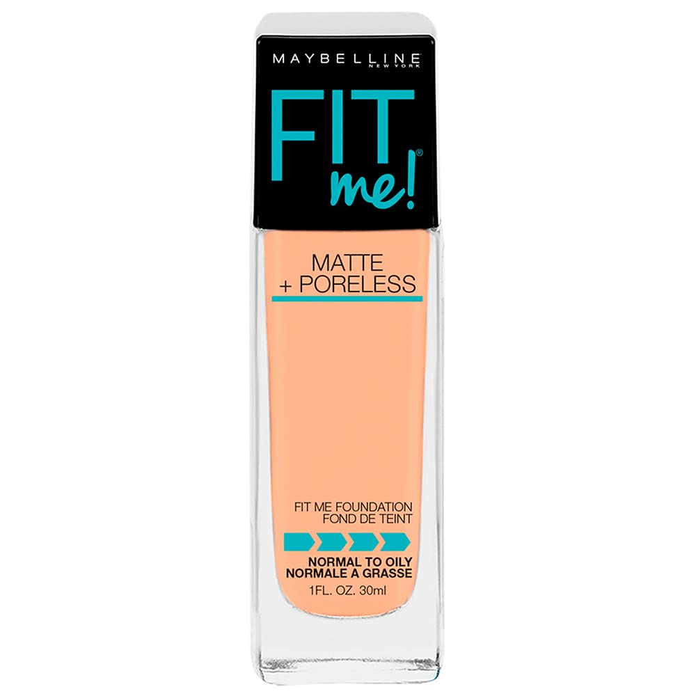 1. Maybelline Fit Me Matte + Poreless Liquid Foundation Makeup