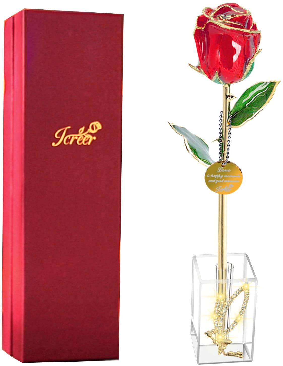 24k Gold Rose Valentines Day Gifts for Her