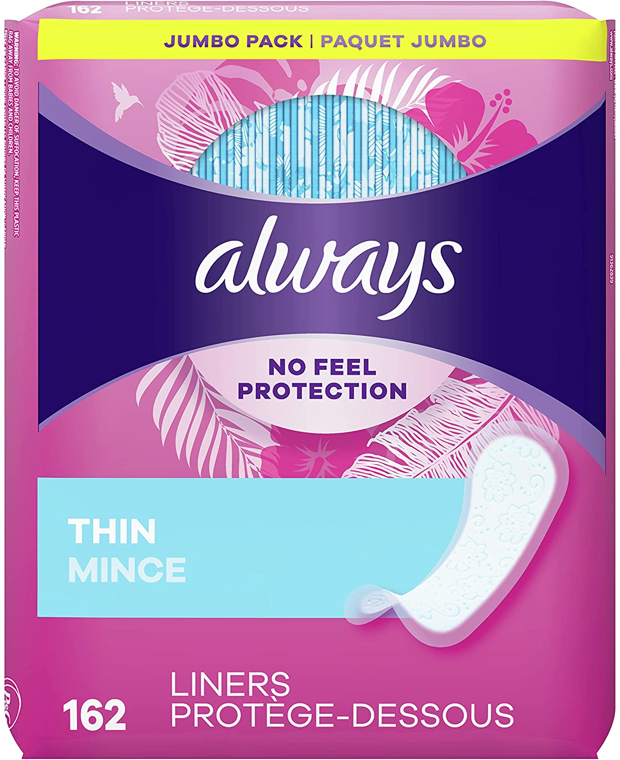Always Thin Daily Wrapped Liners