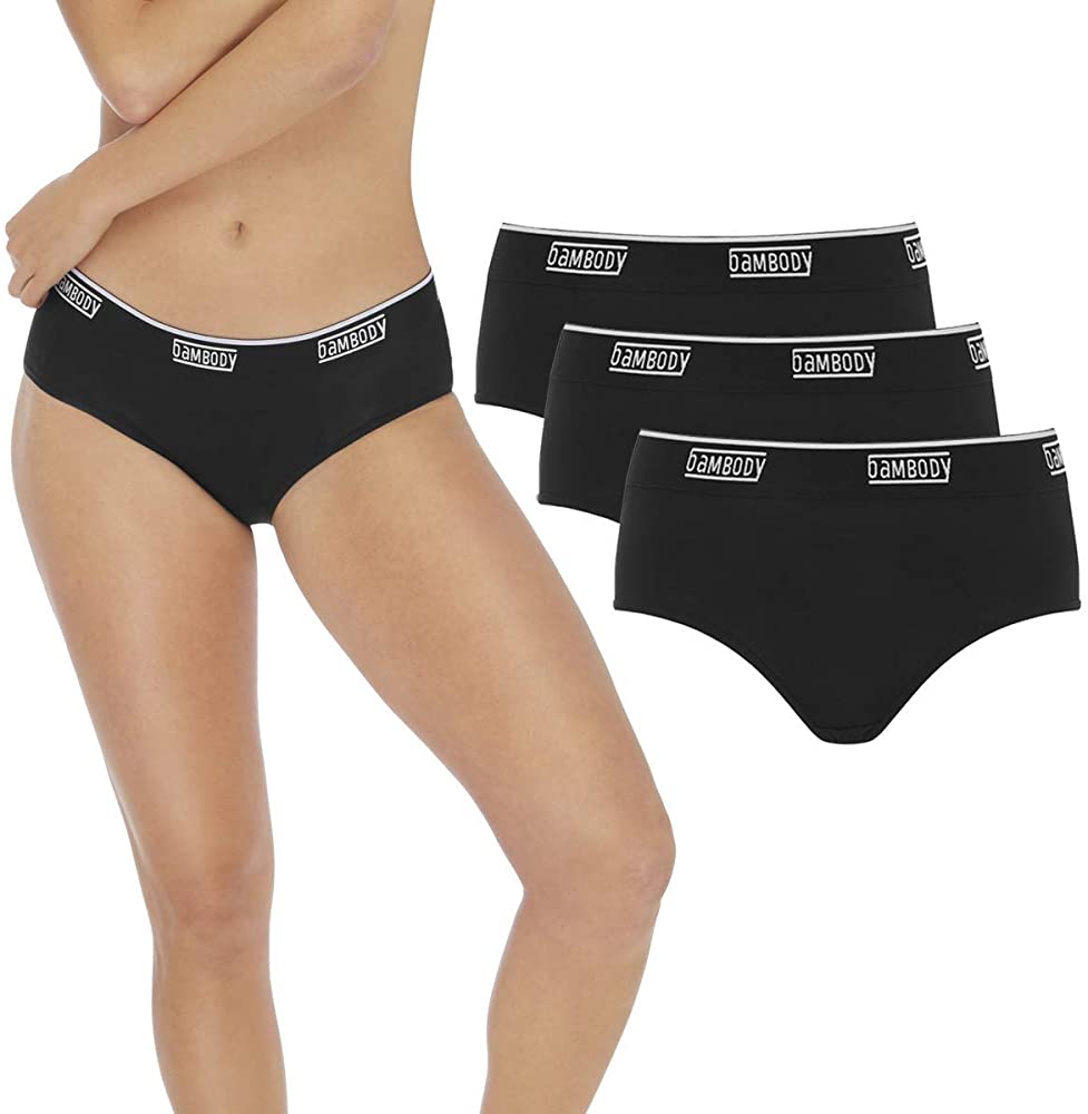 Bambody Leak Proof Hipster- Sporty Period Panties for Women and Teens
