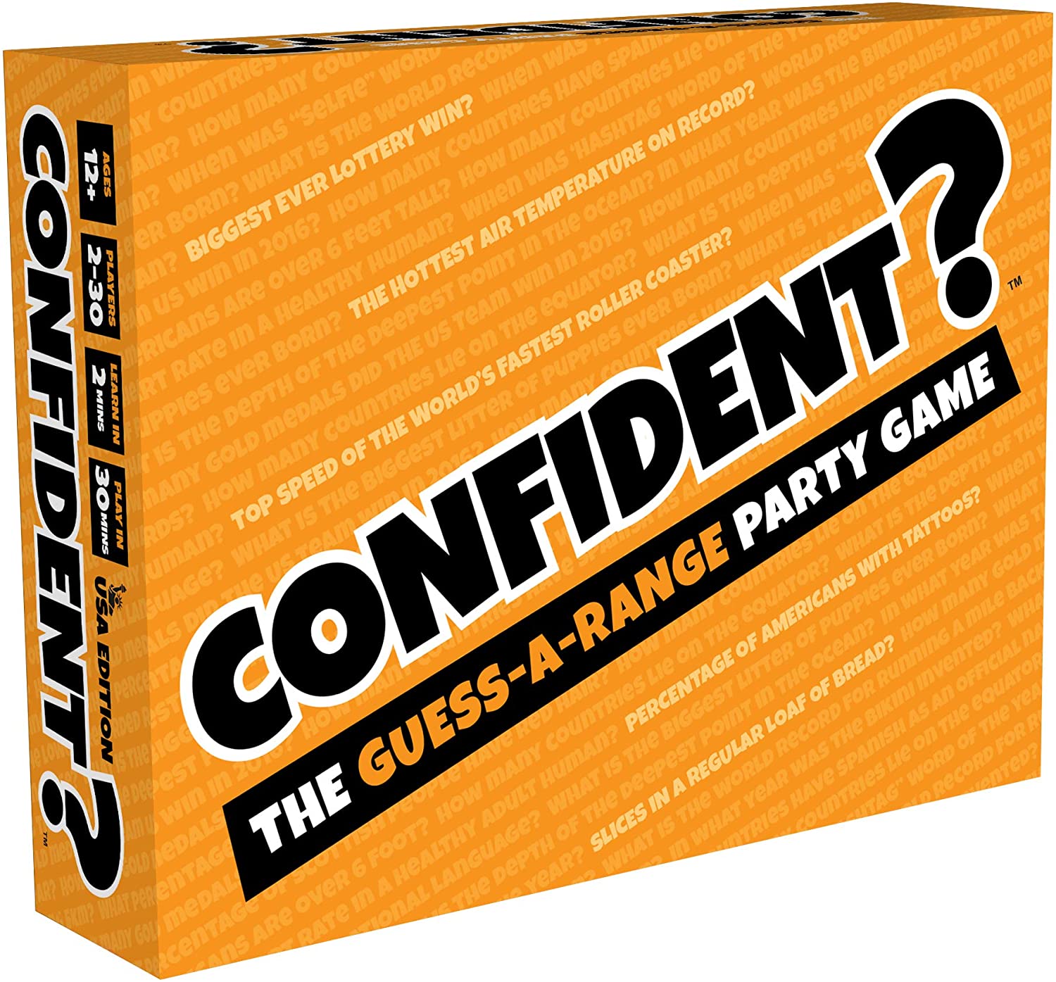 CONFIDENT? Board Game | Great Group Party Game for Family Game Night