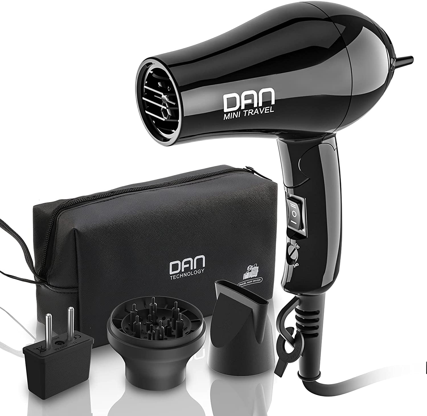 Dan Technology 1200w Travel Hair Dryer
