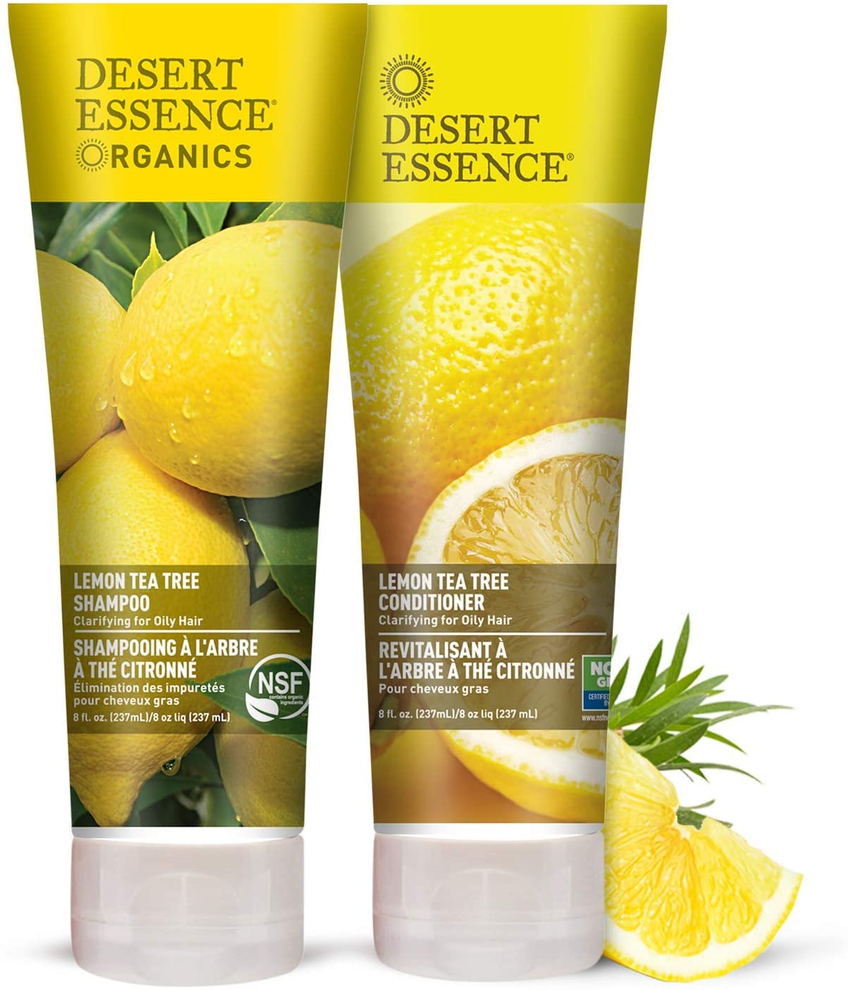 Desert Essence Lemon Tea Tree Shampoo & Conditioner Bundle