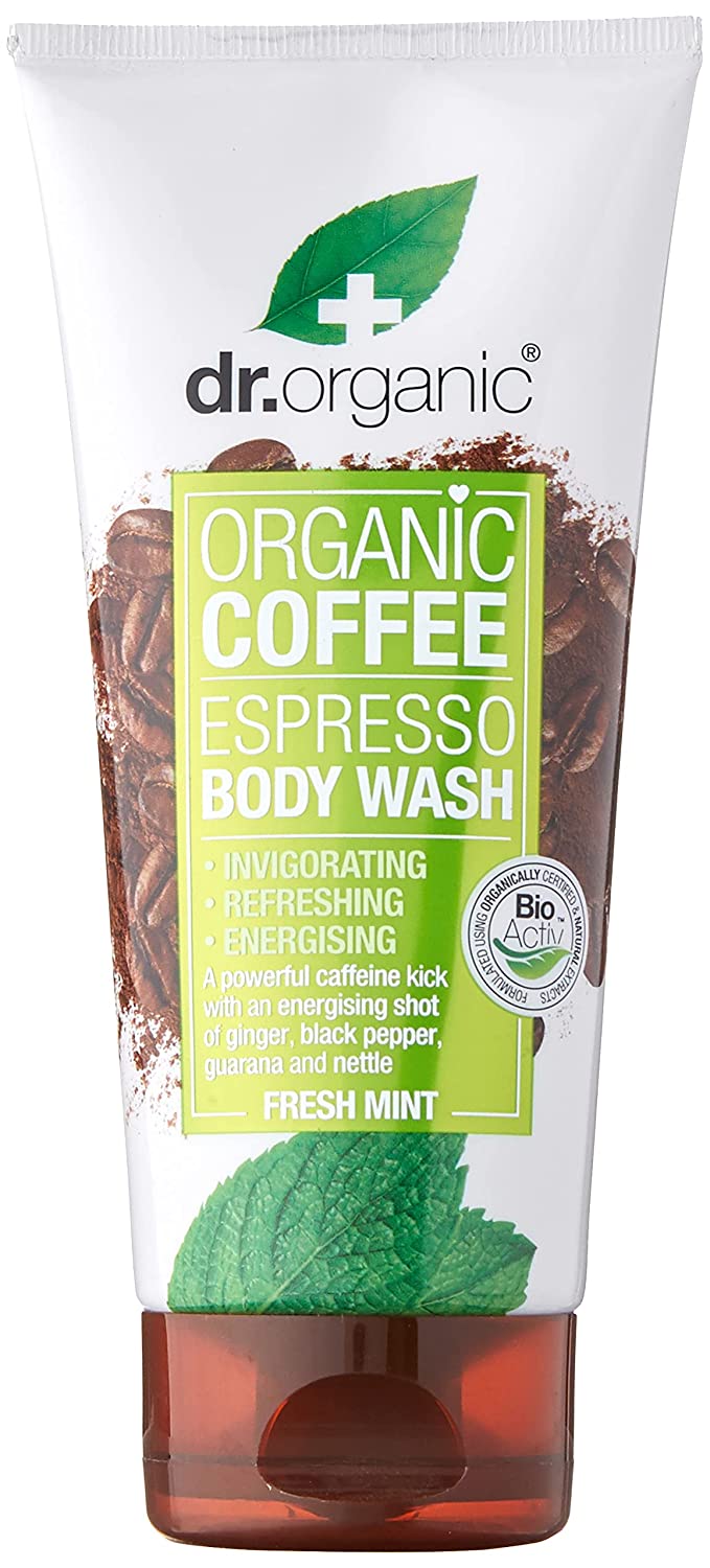 Dr. Organic Organic Coffee Espresso Body Wash With Fresh Mint