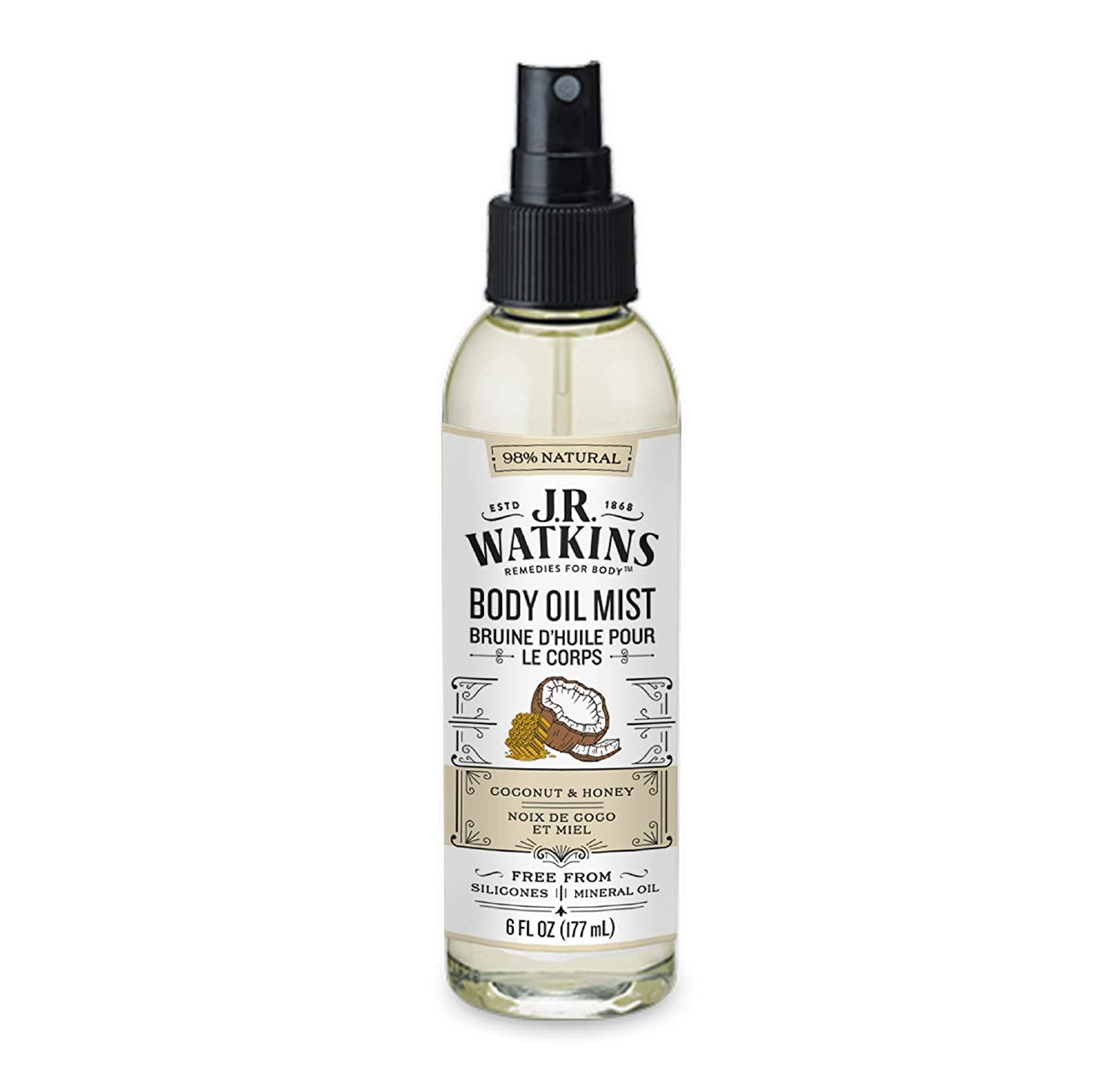 JR Watkins Natural Hydrating Body Oil Mist