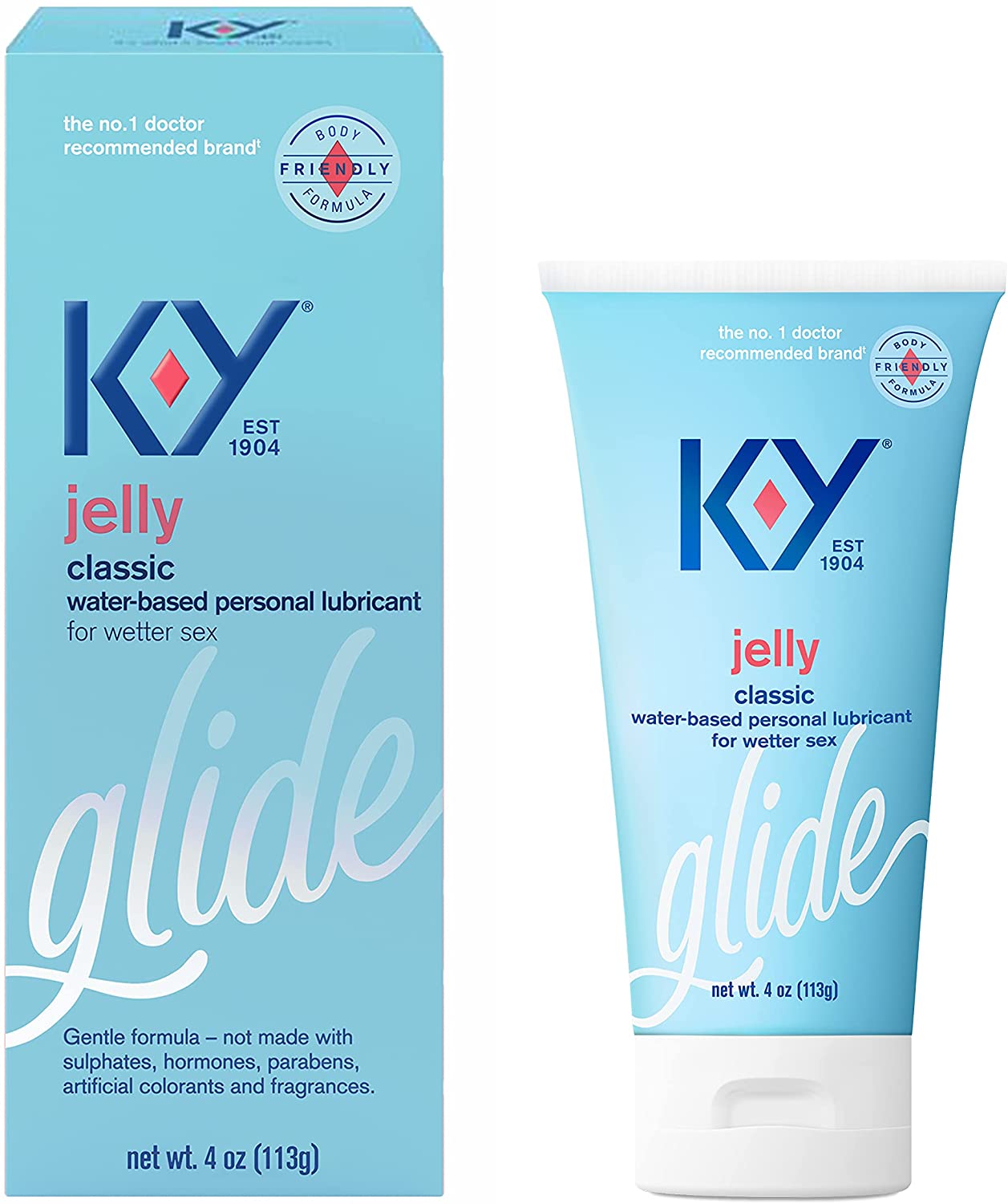 K-Y Jelly Premium Water Based Lube- Personal Lubricant 
