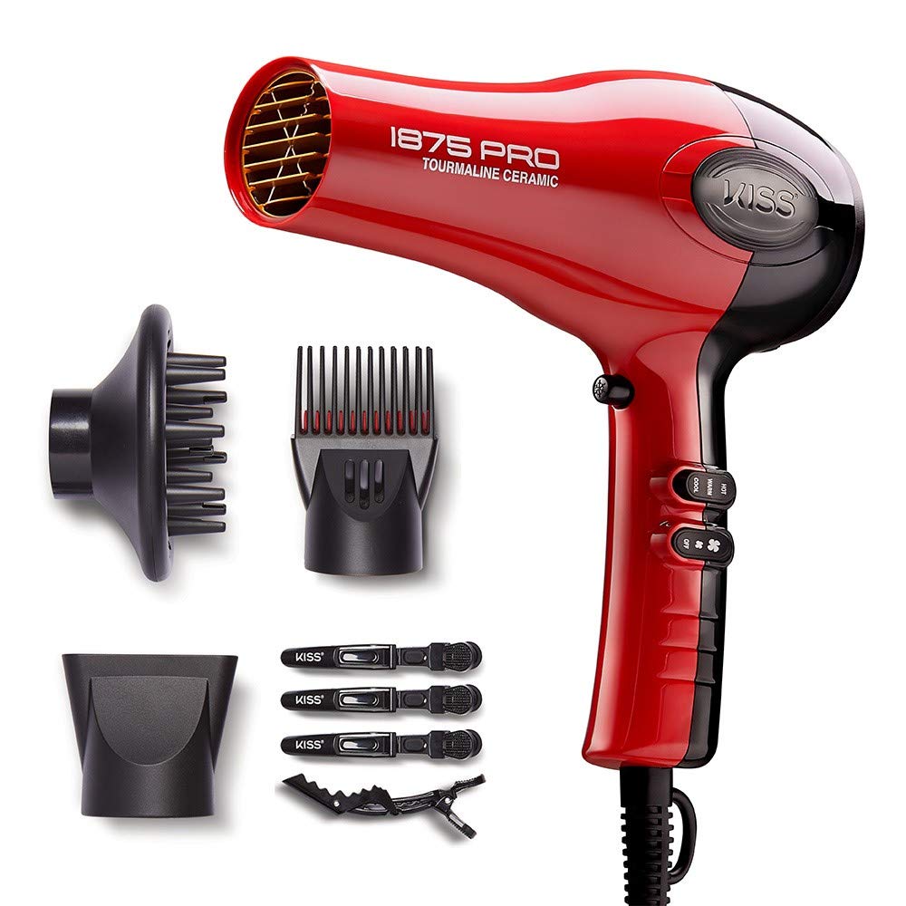 KISS 1875 Watt Pro Tourmaline Ceramic Hair Dryer