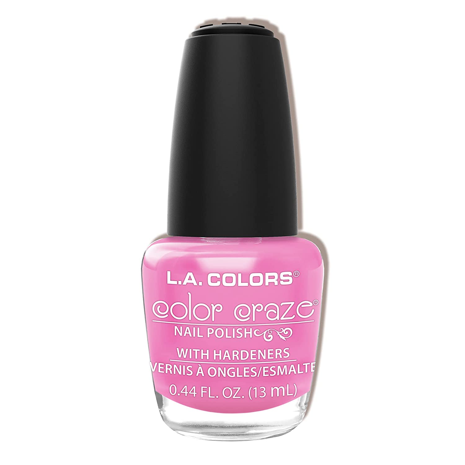 L.A. Colors Craze Nail Polish, Pink Bubbles