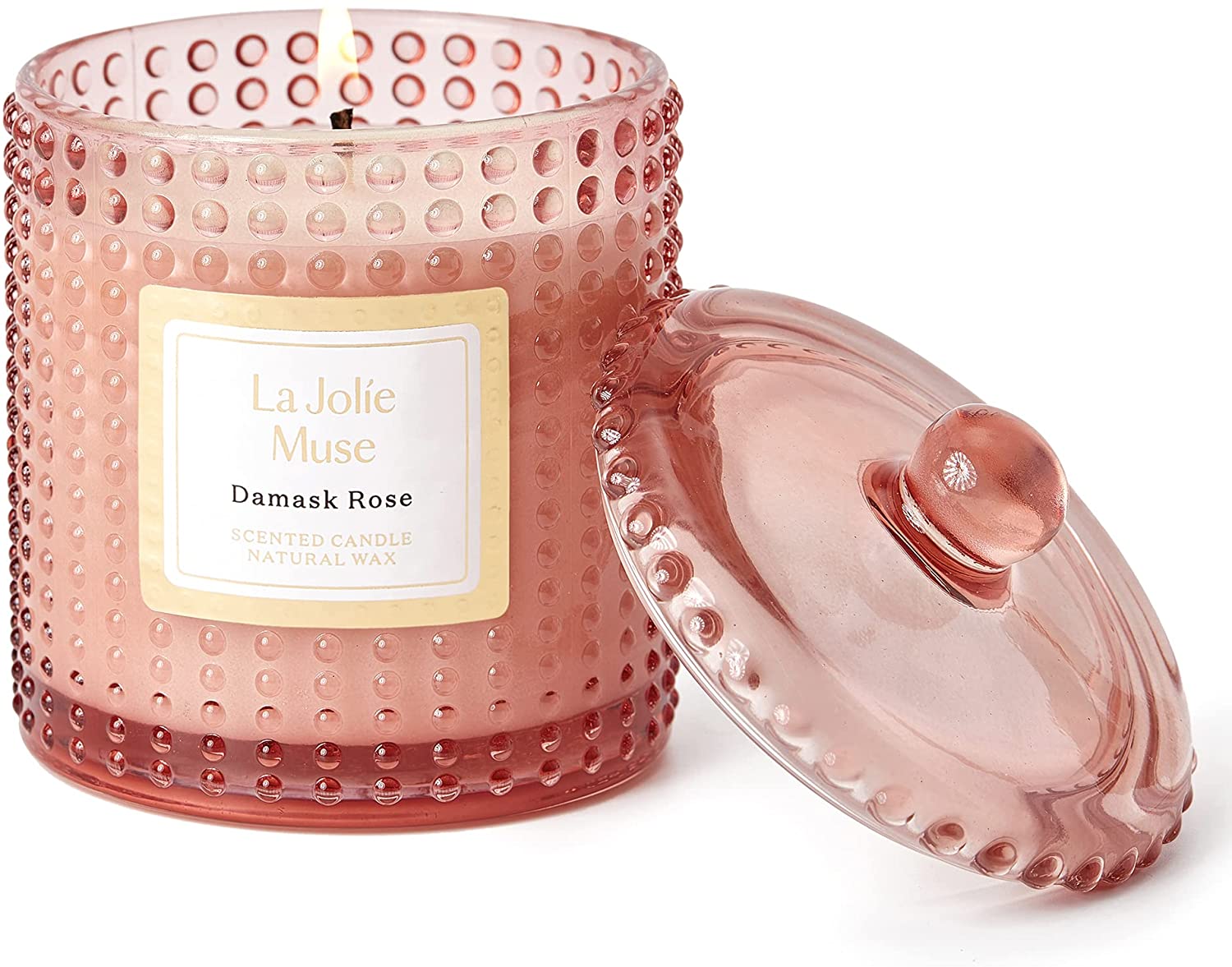 LA JOLIE MUSE Damask Rose Scented Candle