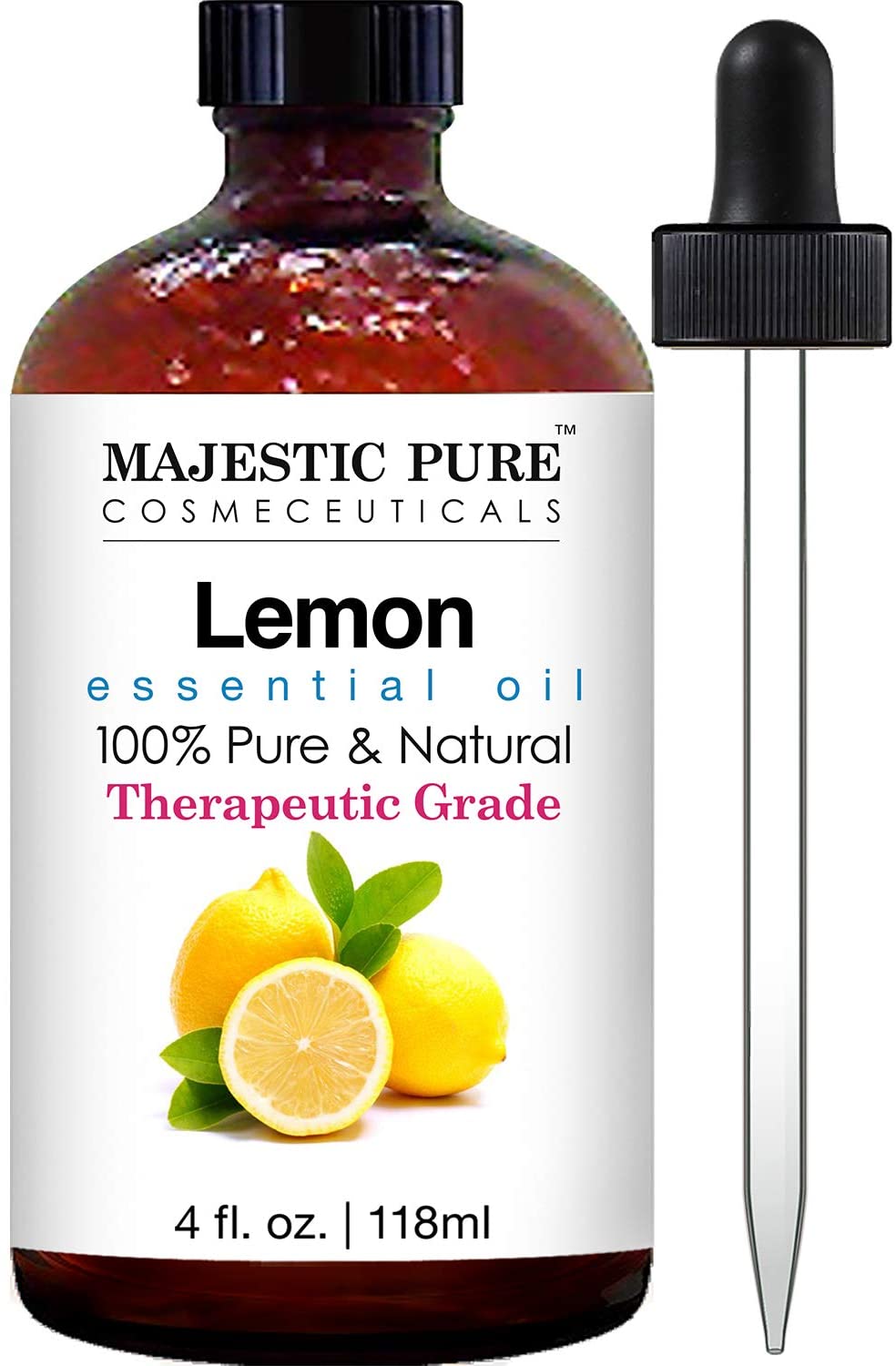 MAJESTIC PURE Lemon Essential Oil,