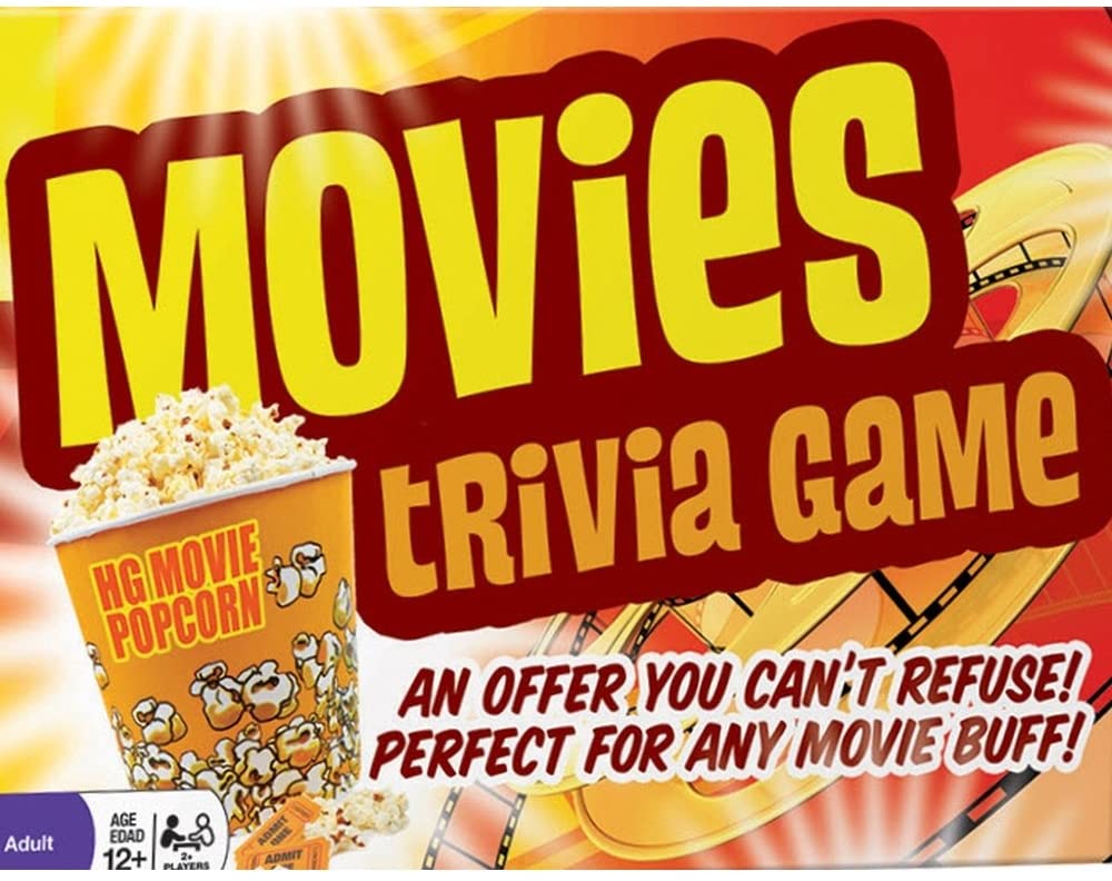 Movies Trivia Game - Fun Cinema Question Based Game Featuring 1200 Trivia Questions