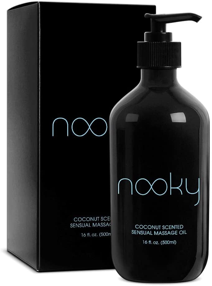 Nooky Massage Oil with Fractionated Coconut Oil