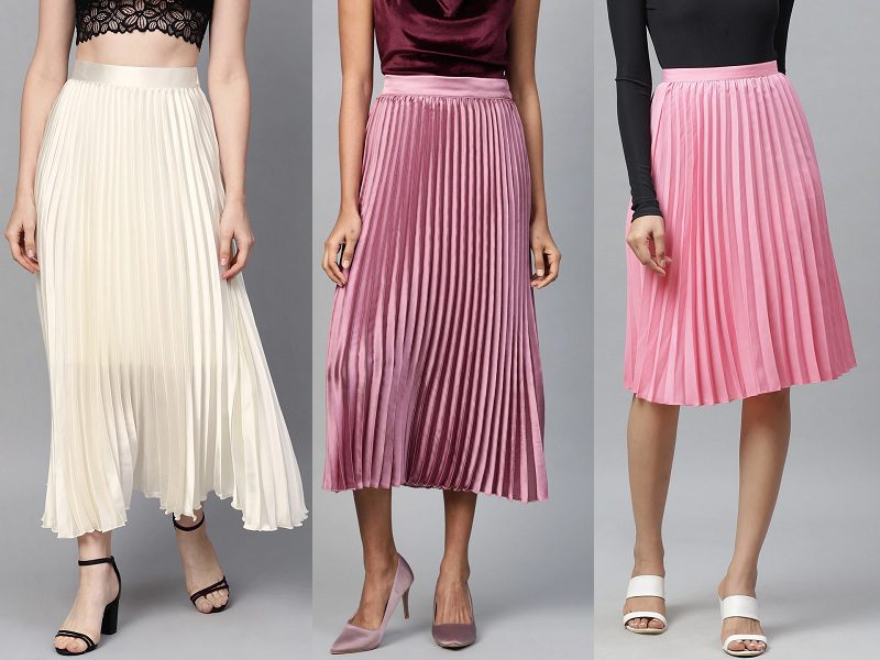 Pleated skirts