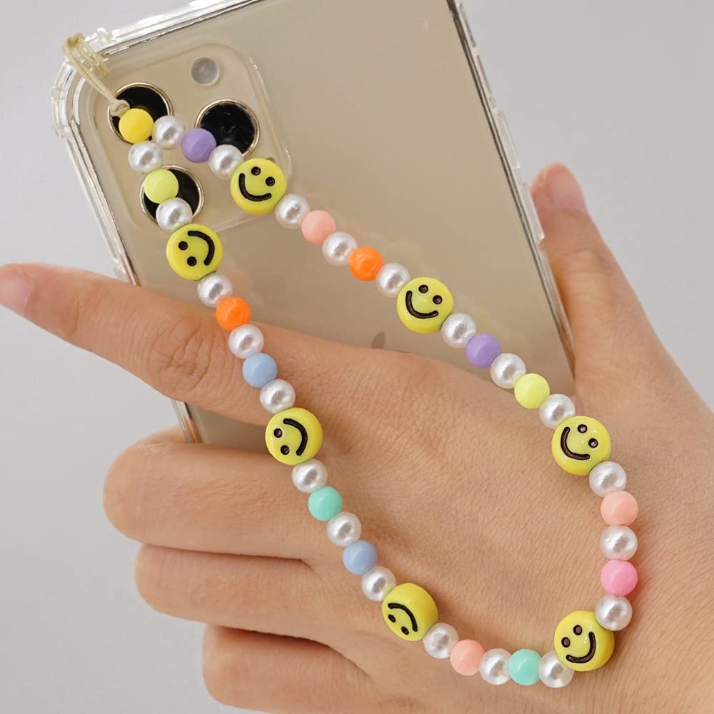 Smile Beads Phone Strap
