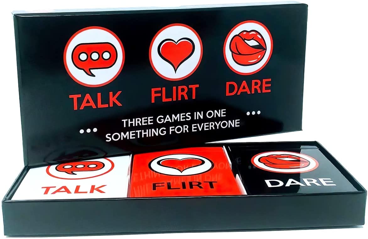 Talk, Flirt, Dare! Fun and Romantic Game for Couples