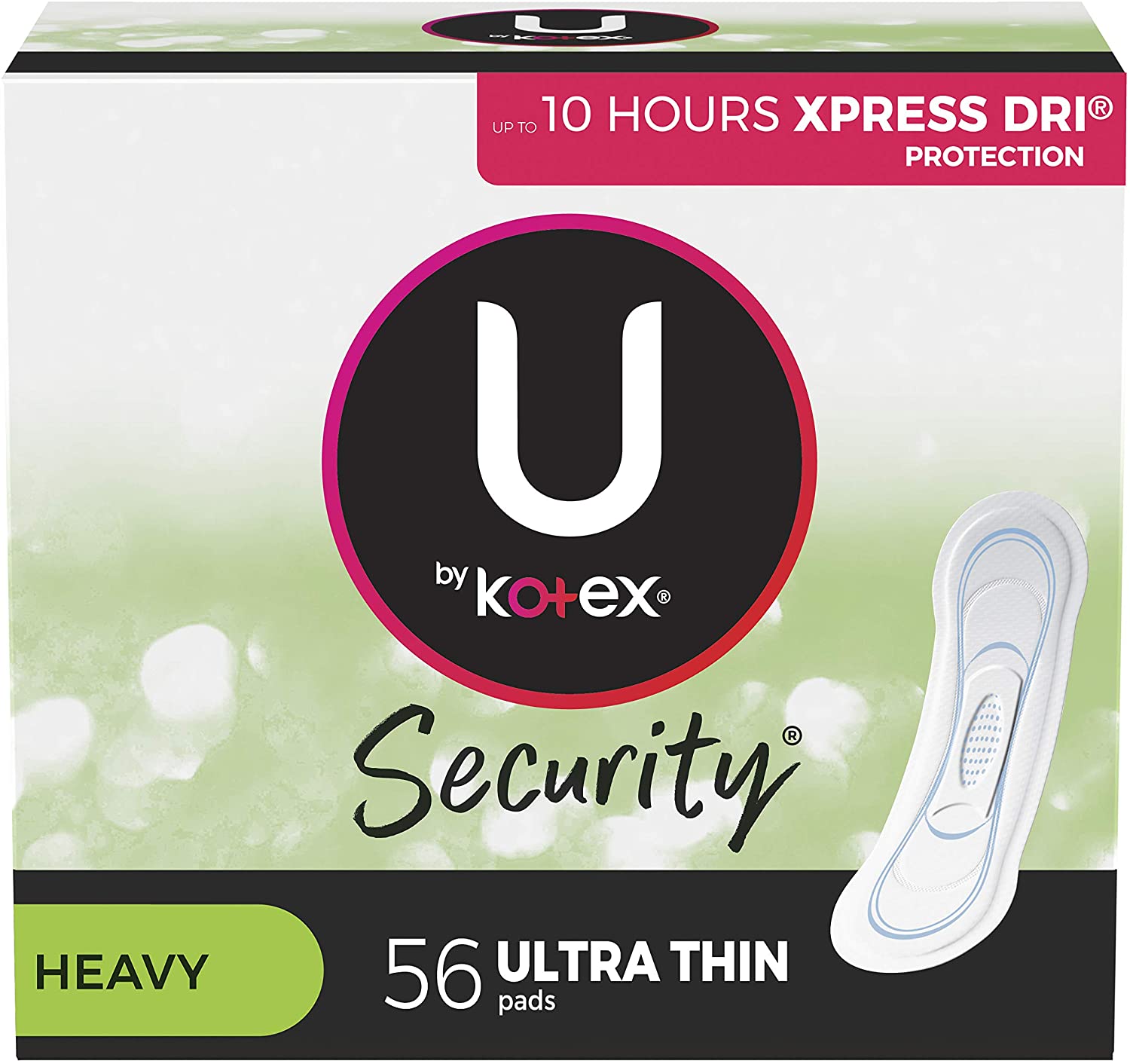 U by Kotex Security Ultra Thin Feminine Pads
