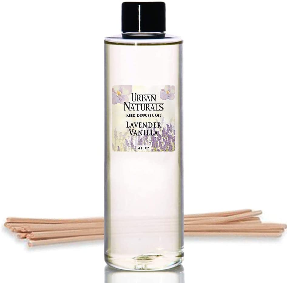 Urban Naturals Lavender Vanilla Scented Oil Reed Diffuser Refill