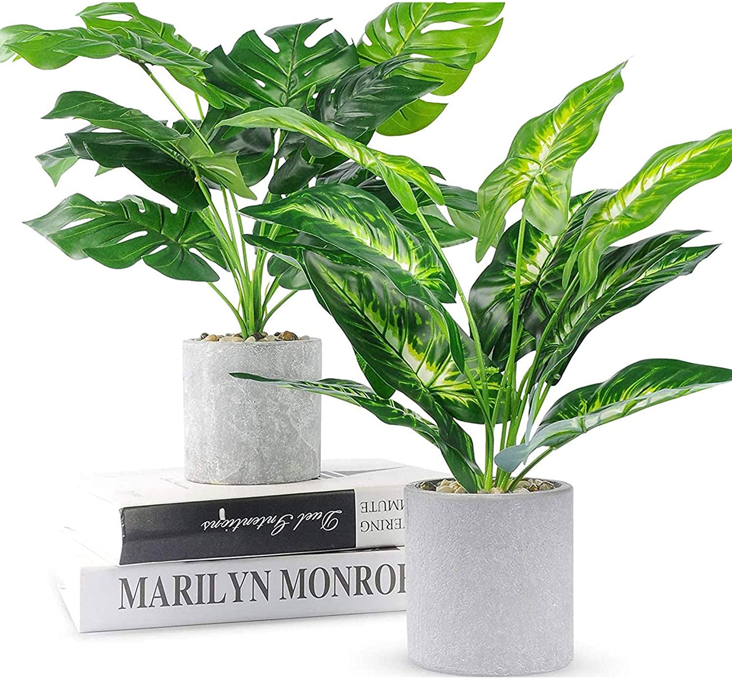 WUKOKU 2pcs Fake Plants