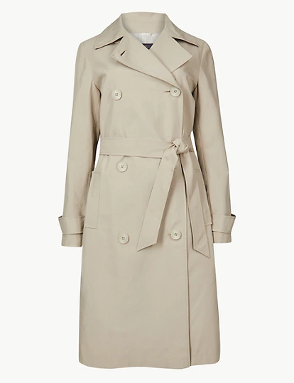 Women's Double Breasted Trench Coat