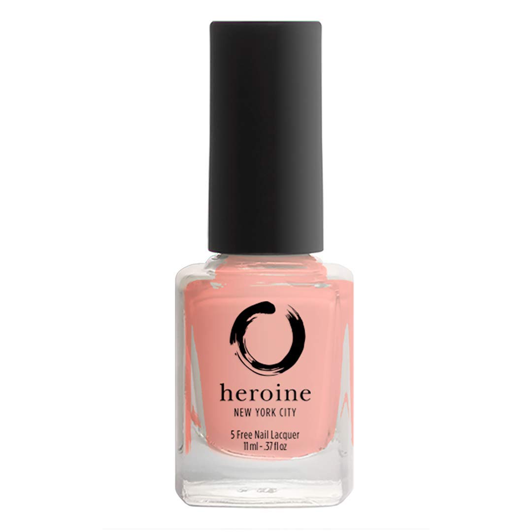 heroine.nyc neon pastel peach creme nail polish