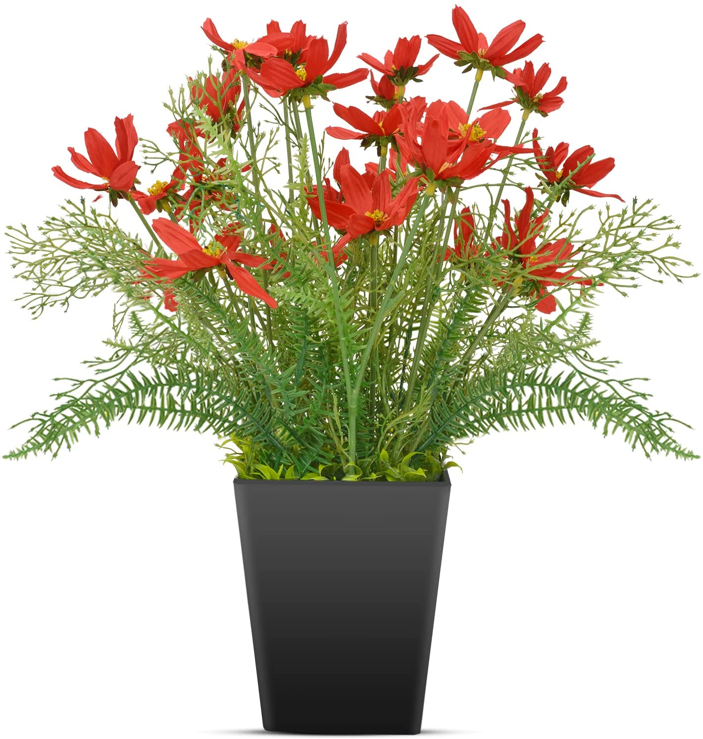 luxsego Artificial Coreopsis Flowers with Pot