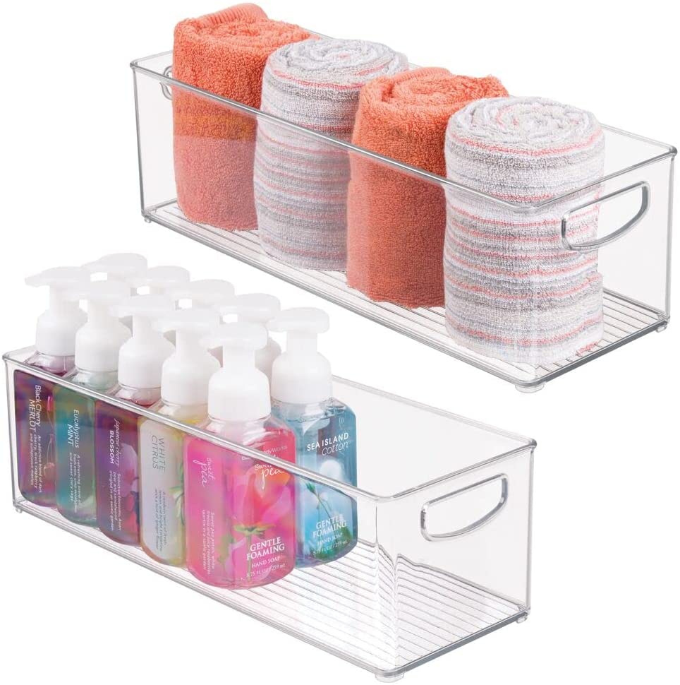 mDesign Plastic Bathroom Organizer