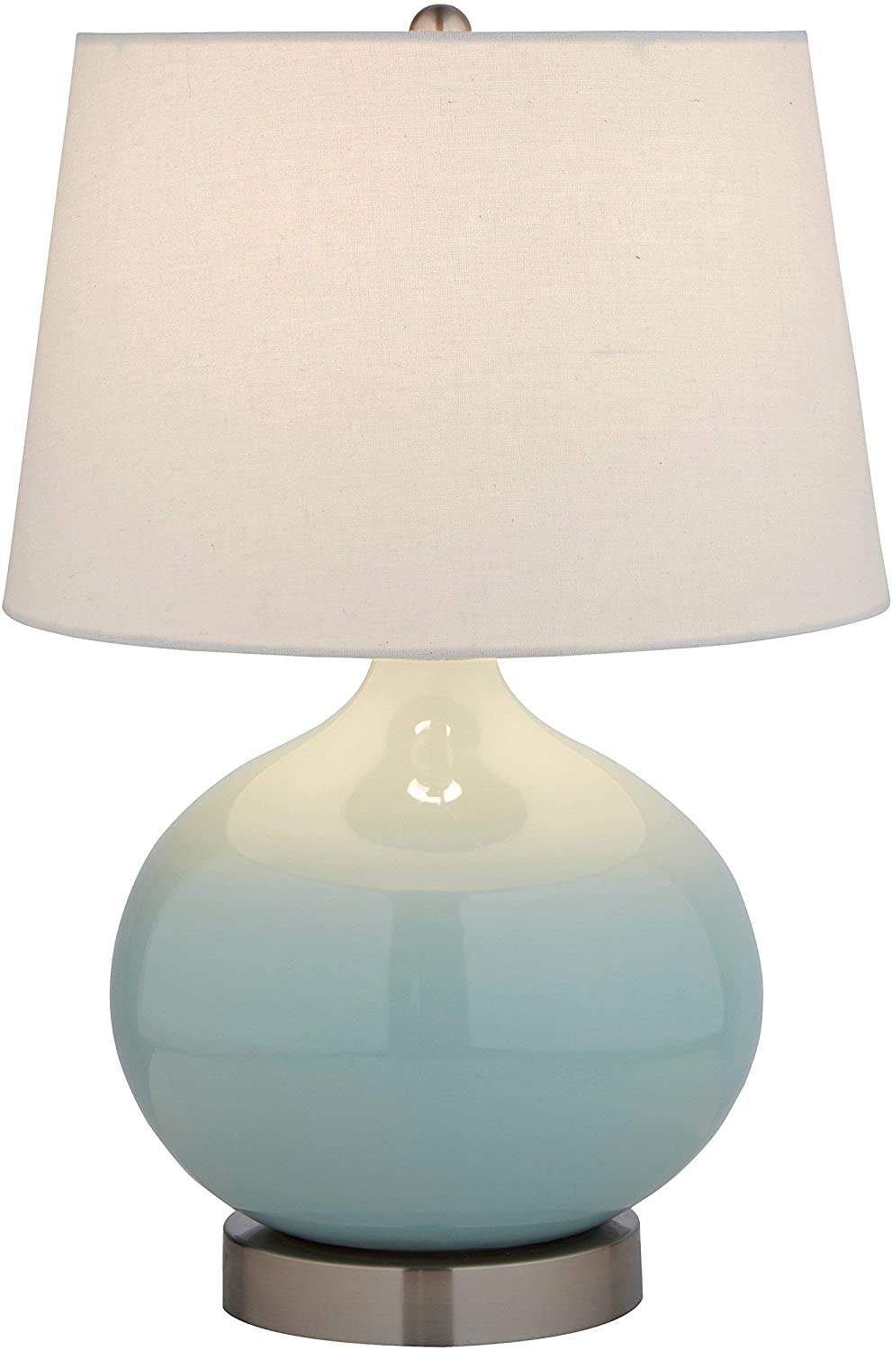 Amazon Brand – Stone & Beam Round Ceramic Table Lamp 