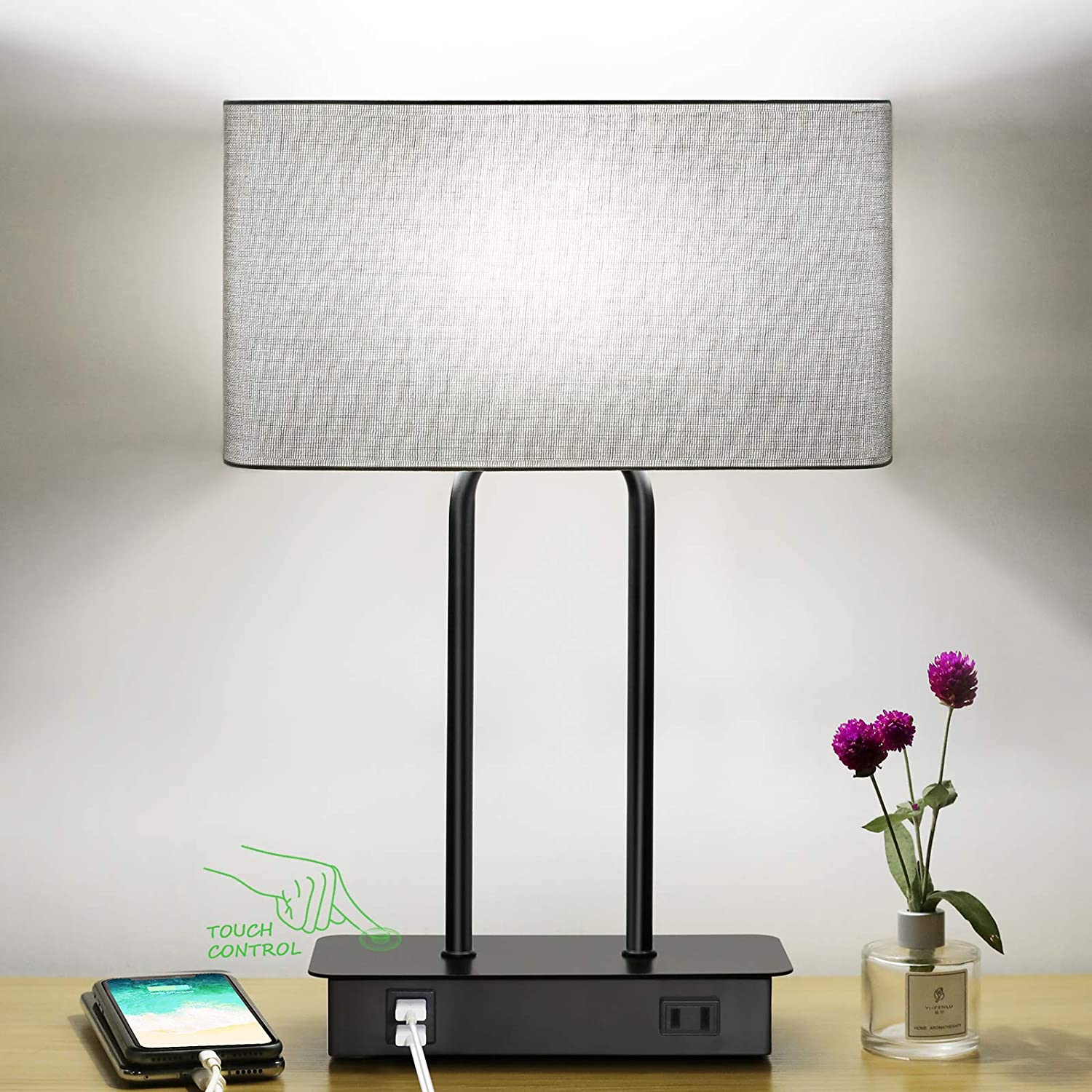 Bedside Touch Control Table Lamp