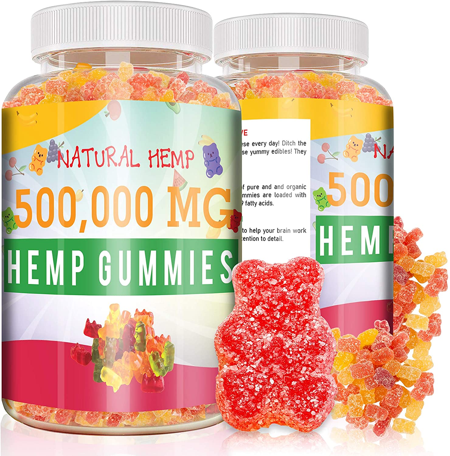 Natural Hemp Advanced Hemp Big Gummies 500000mg