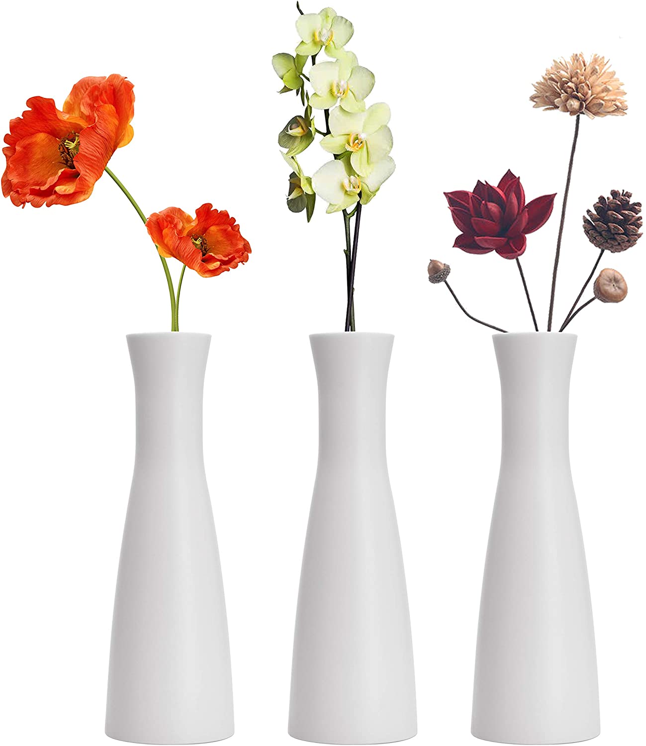 Tall Conic Composite Plastics Flower Vase