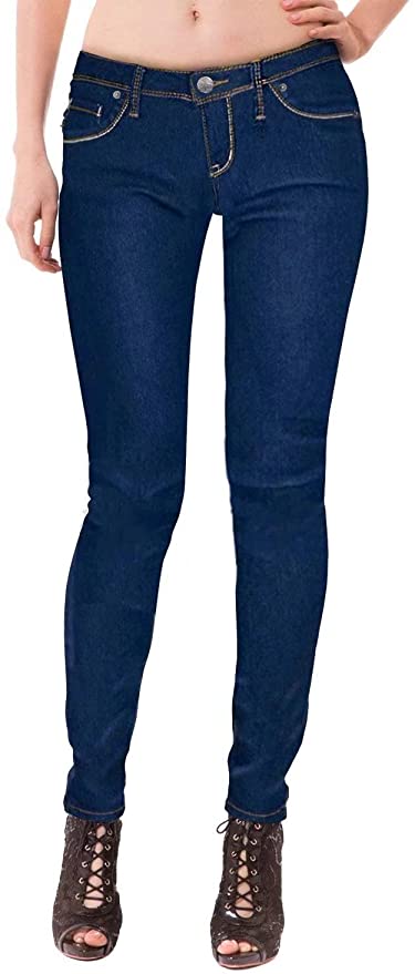 Hybrid & Company Womens Super Stretch Comfy Denim Skinny Jeans