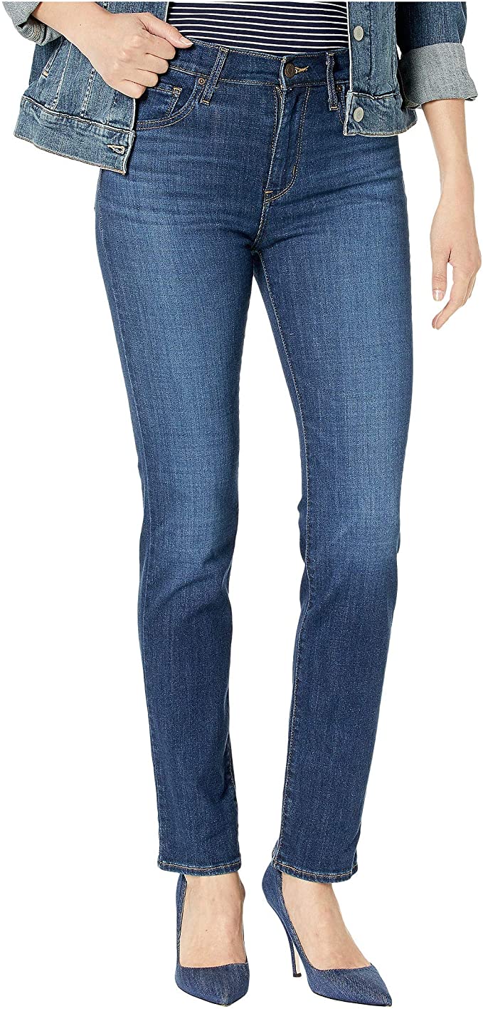 Lee Women’s Instantly Slims Classic Relaxed Fit Monroe Straight Leg Jean