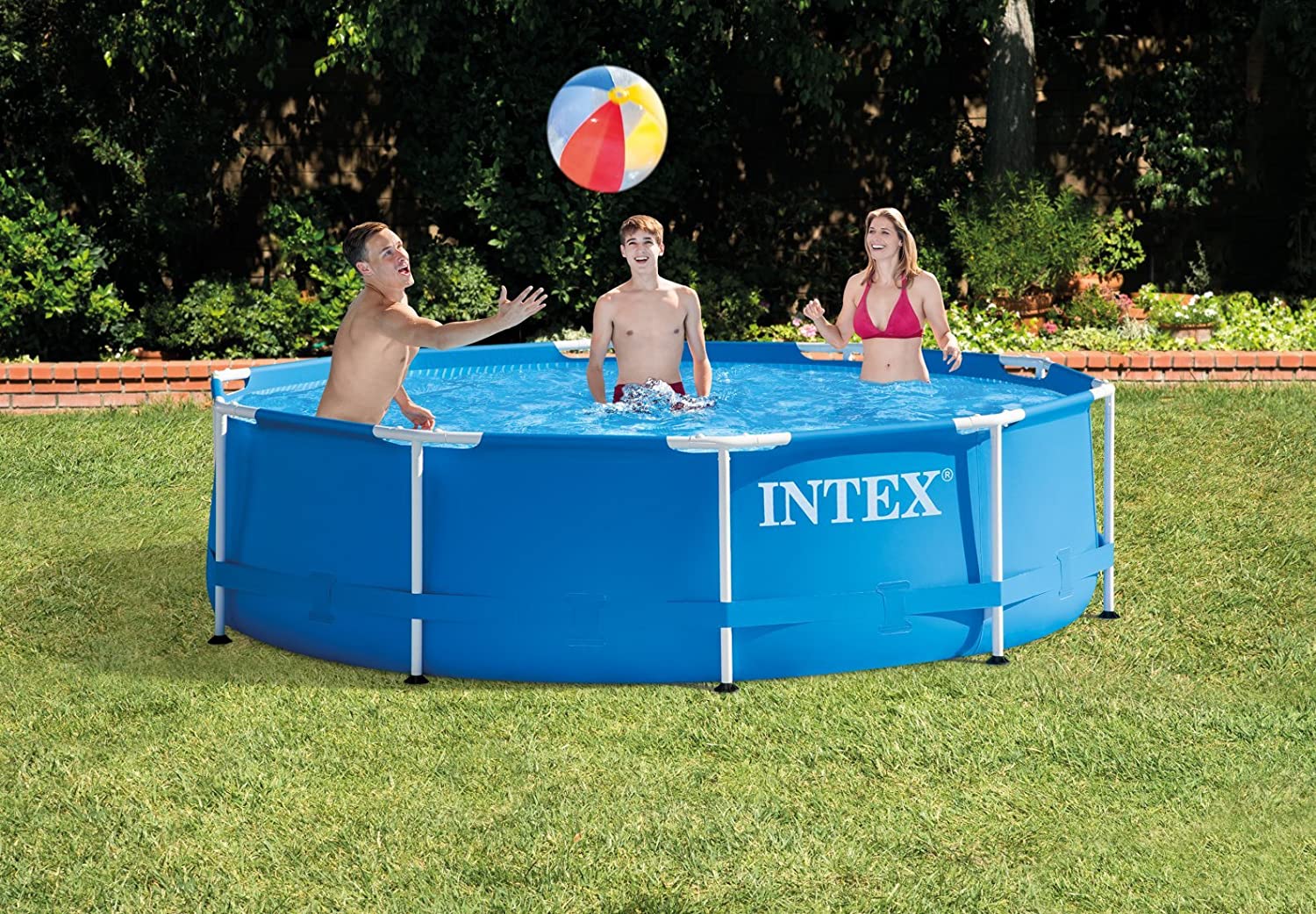 INTEX 28201EH 10ft x 30in Metal Frame Pool