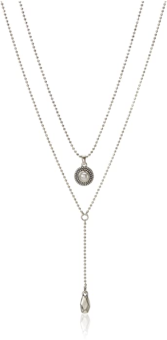 Lucky Brand Women's Pearl Delicate Necklace