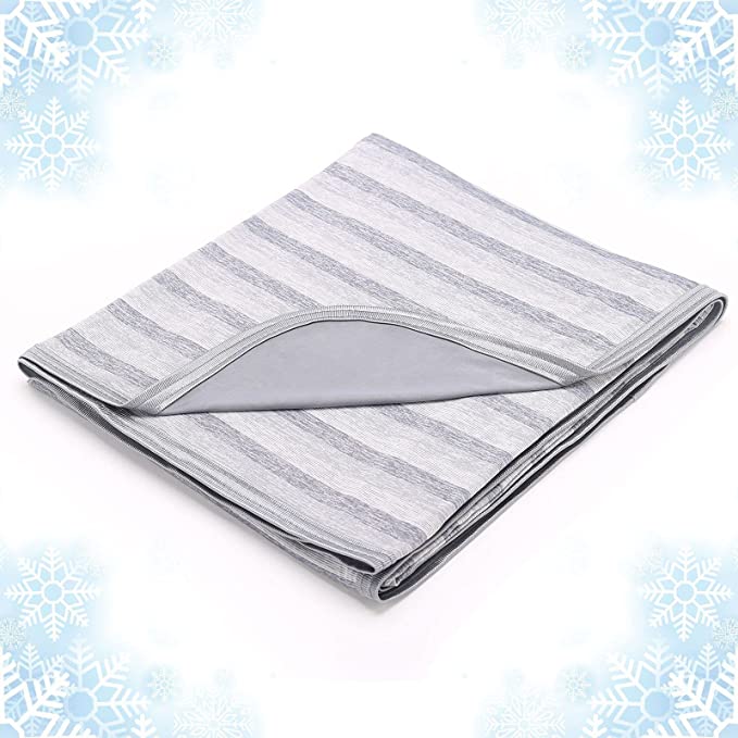 Cooling Throw Blanket with Double Sided Cold Effect