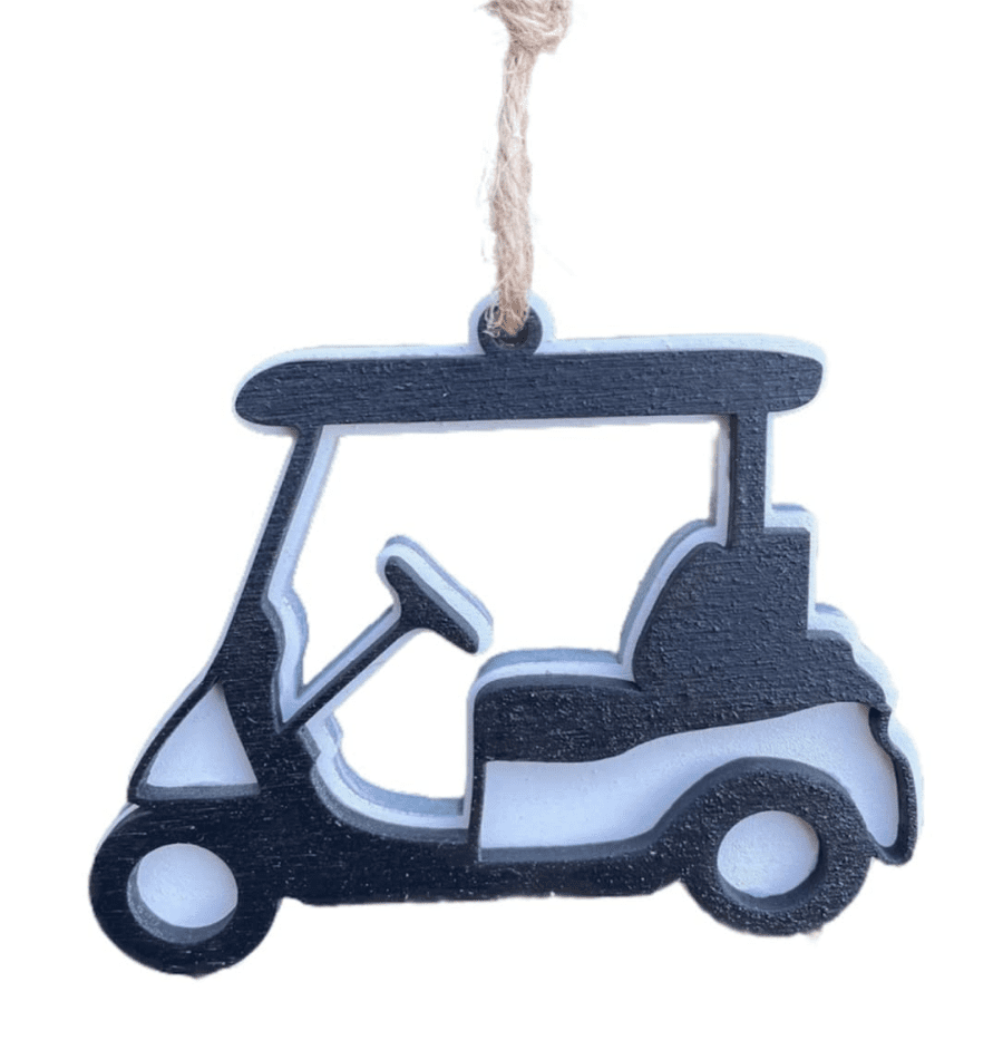 Golf Caddy Ornament