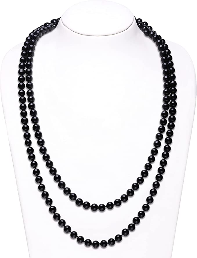 BABEYOND Art Deco Fashion Faux Pearls Necklace