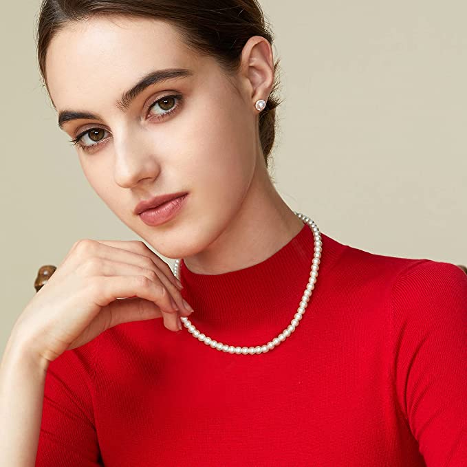 BABEYOND Round Imitation Pearl Necklace