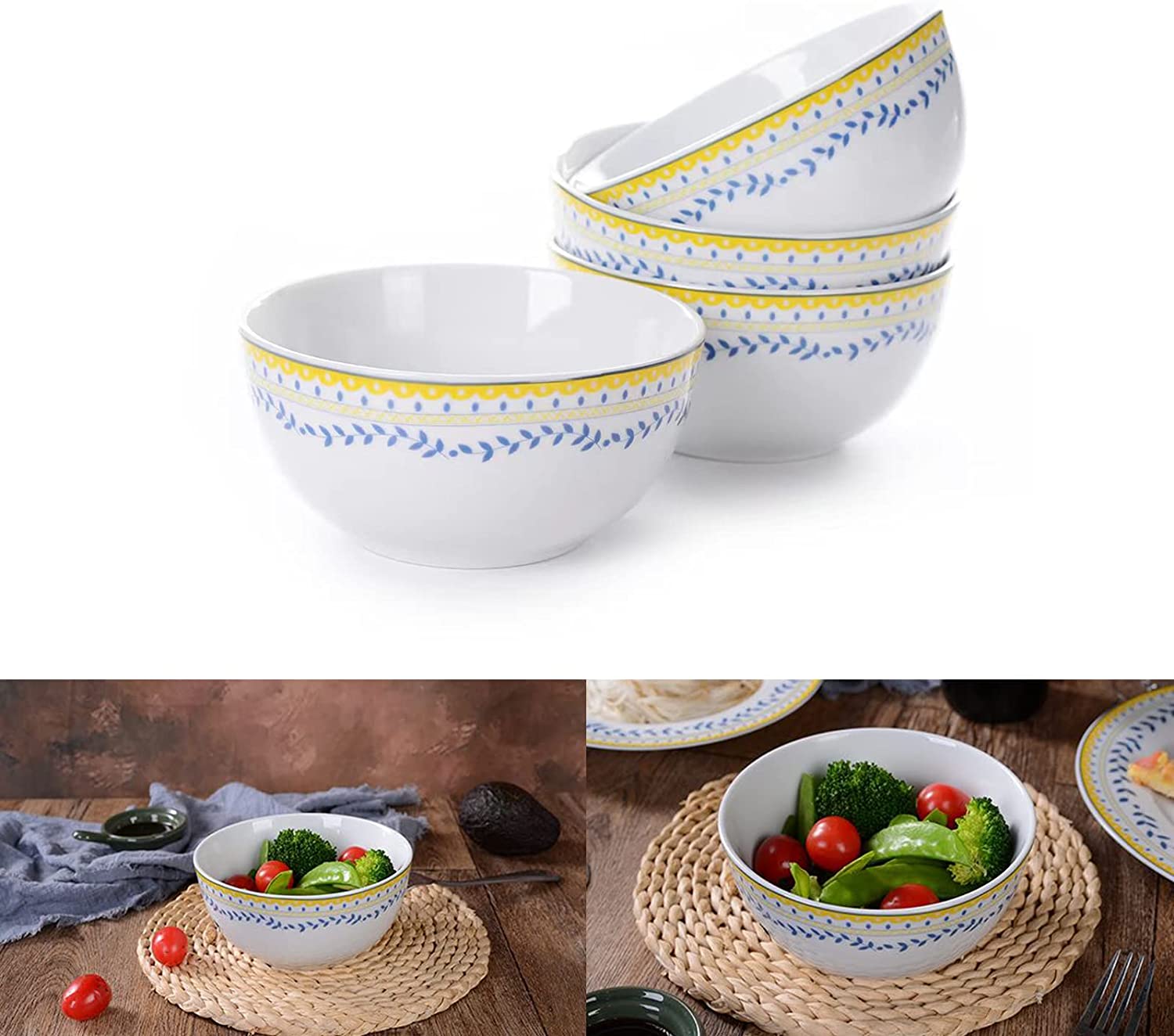 Braque Ceramic Bowls For Kitchen