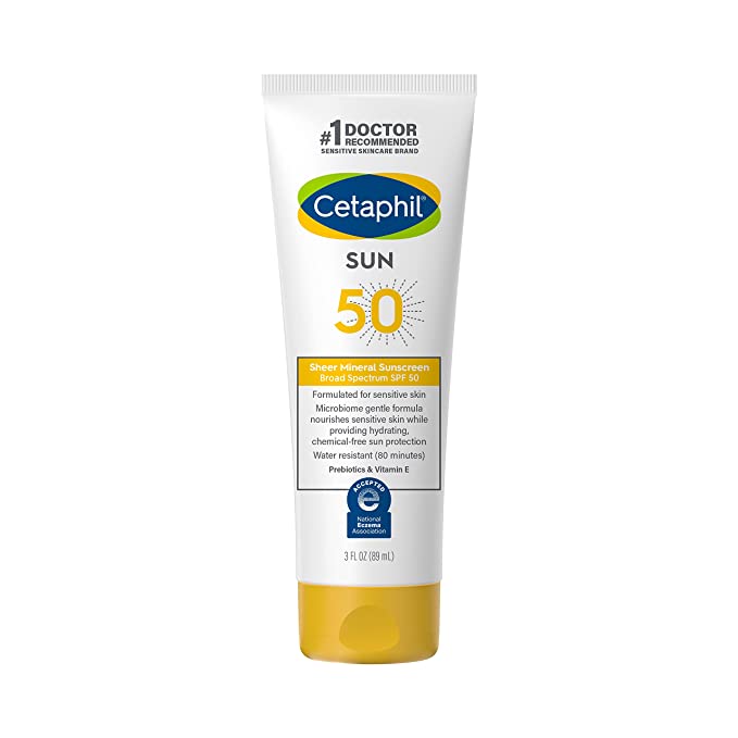 CETAPHIL Sheer Mineral Sunscreen Lotion for Face & Body