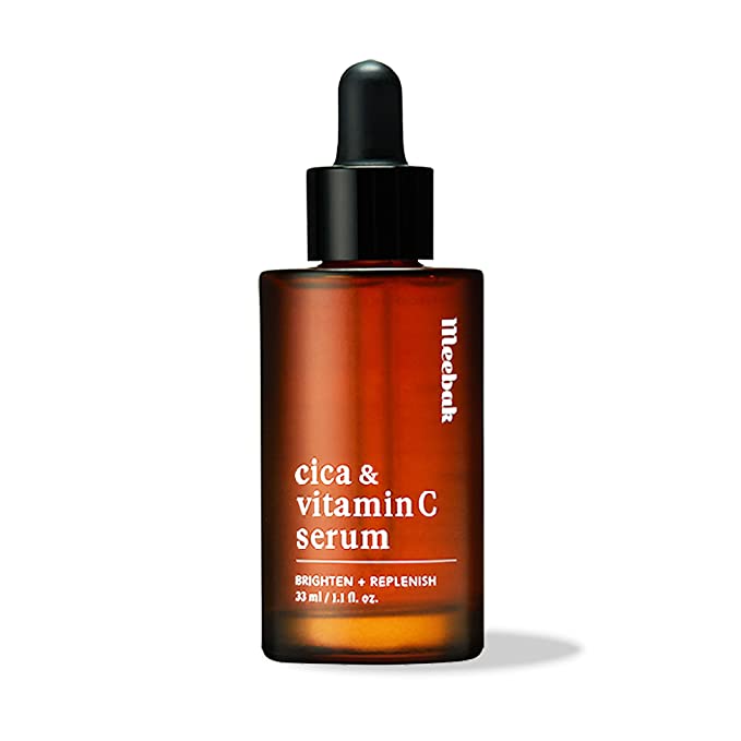 Cica Vitamin C Serum for Face, Korean Face Serum for Anti-Aging, Hydrating, Dark Spot 1.1oz 