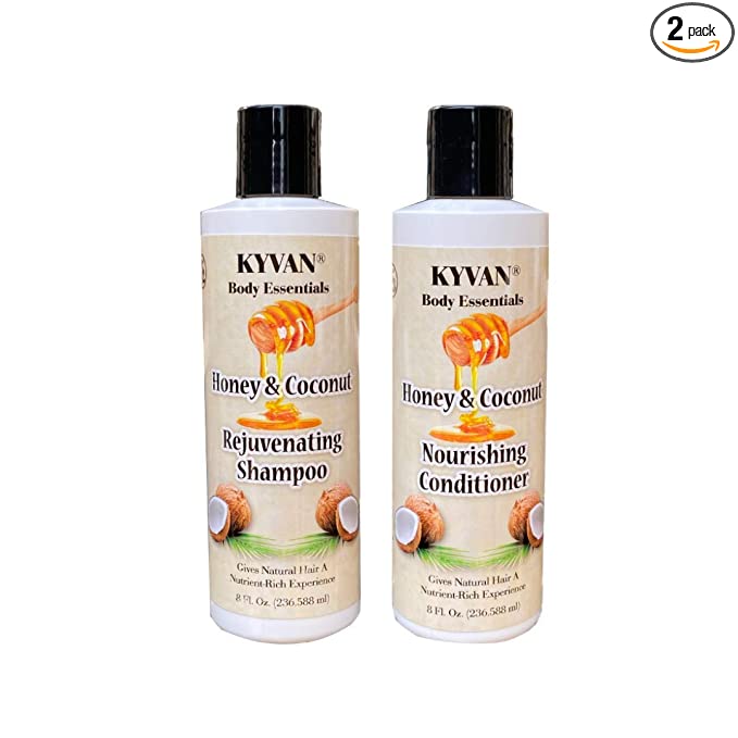 KYVAN Honey & Coconut Rejuvenating Shampoo & Nourishing Conditioner SetKYVAN Honey & Coconut Rejuvenating Shampoo & Nourishing Conditioner Set