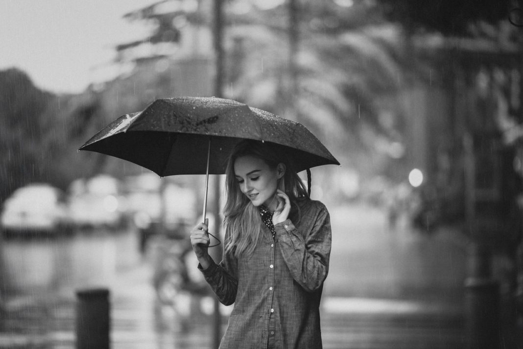 rain person