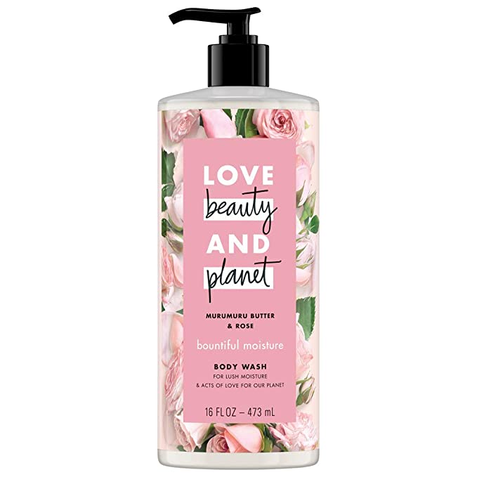 Love Beauty & Planet Natural Murumuru Butter & Rose Aroma Body Wash