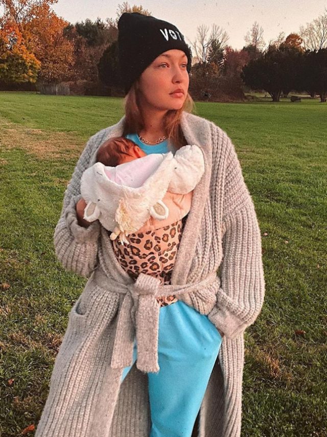 Gigi Hadid's Best Mom Moments - Morning Lazziness